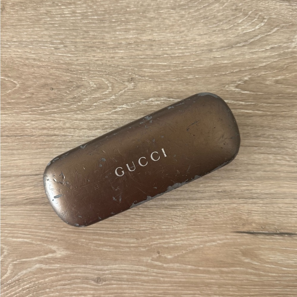 Vintage Gucci Brown Glasses with Case